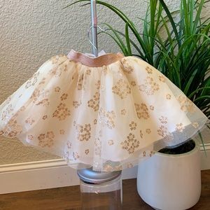Janie and Jack gold tutu NWT